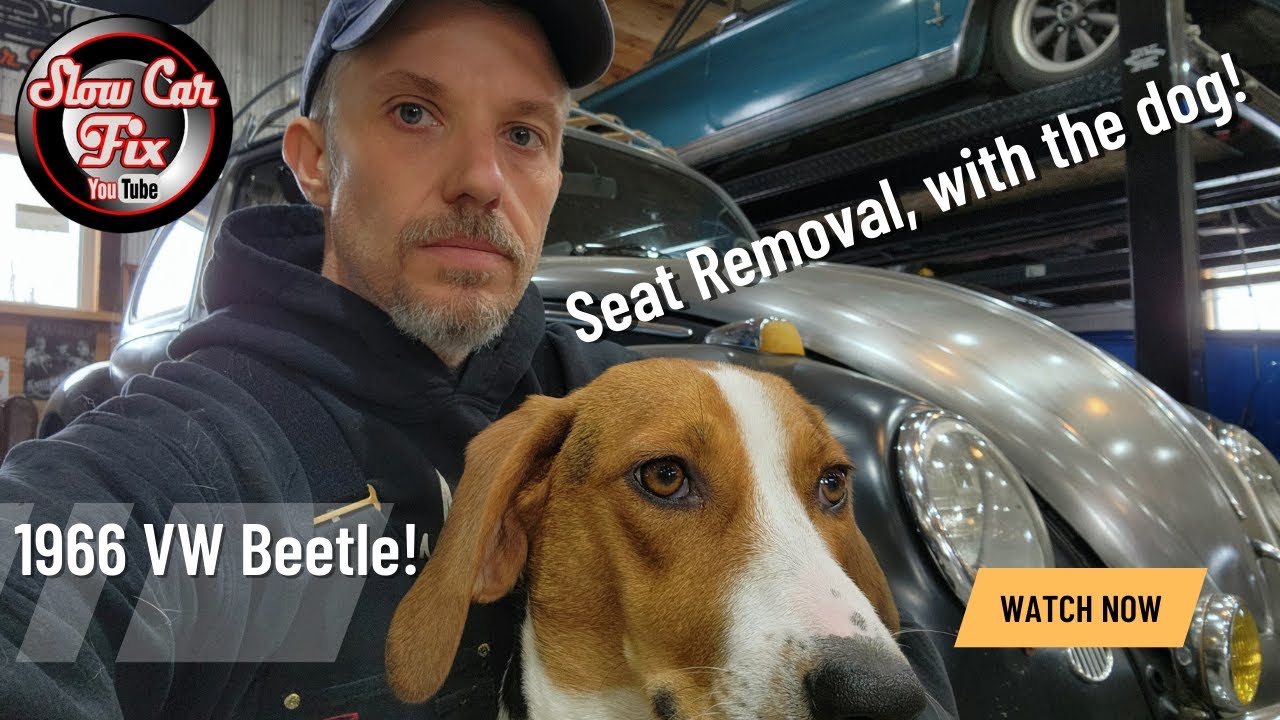 1966 VW Beetle - Removing Seats and Carpet!