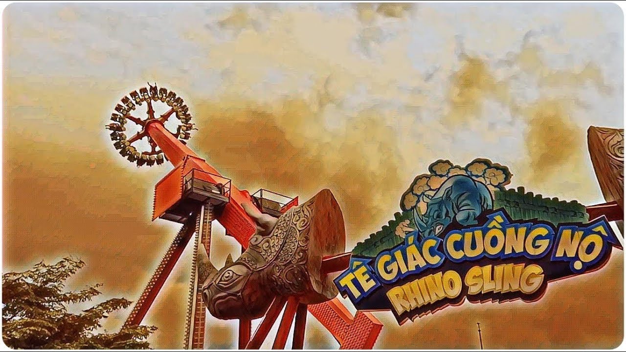 Dragon park #3 | Chơi thử trò mạo hiểm Tê Giác Cuồng nộ - Vòng Xoay Tử Thần và cái kết