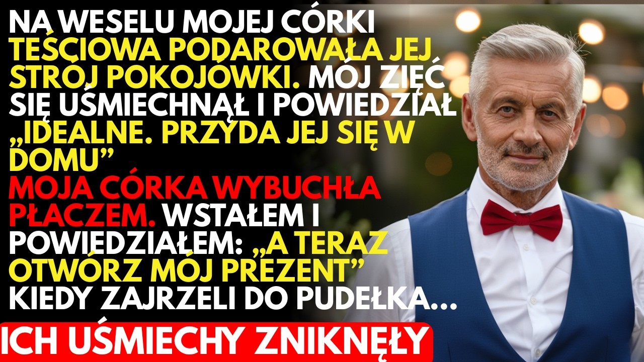 Na WESELU teściowa wręczyła mojej c&oacute;rce str&oacute;j POKOJ&Oacute;WKI. Jej mąż się zaśmiał: &bdquo;IDEALNE&rdquo;