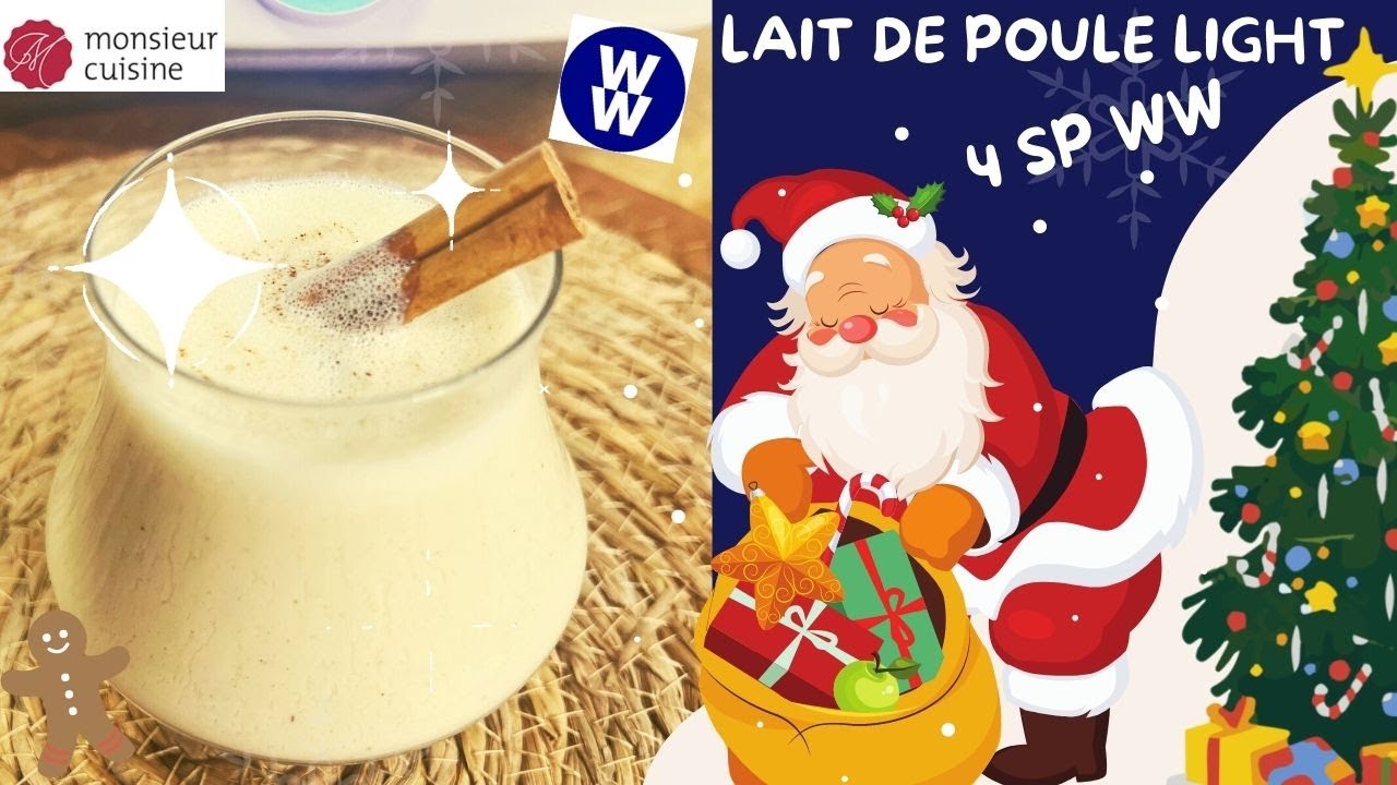 Recette Lait de poule light  de No&euml;l   (@SandCookLook )