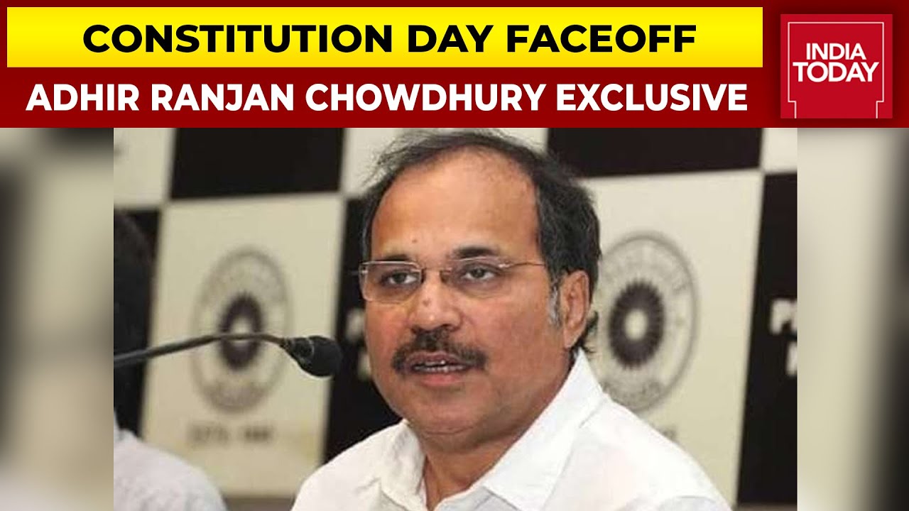 Constitution Day Faceoff: Samvidhan Diwas Just A BJP Event, Adhir Ranjan Chowdhury Slams Government