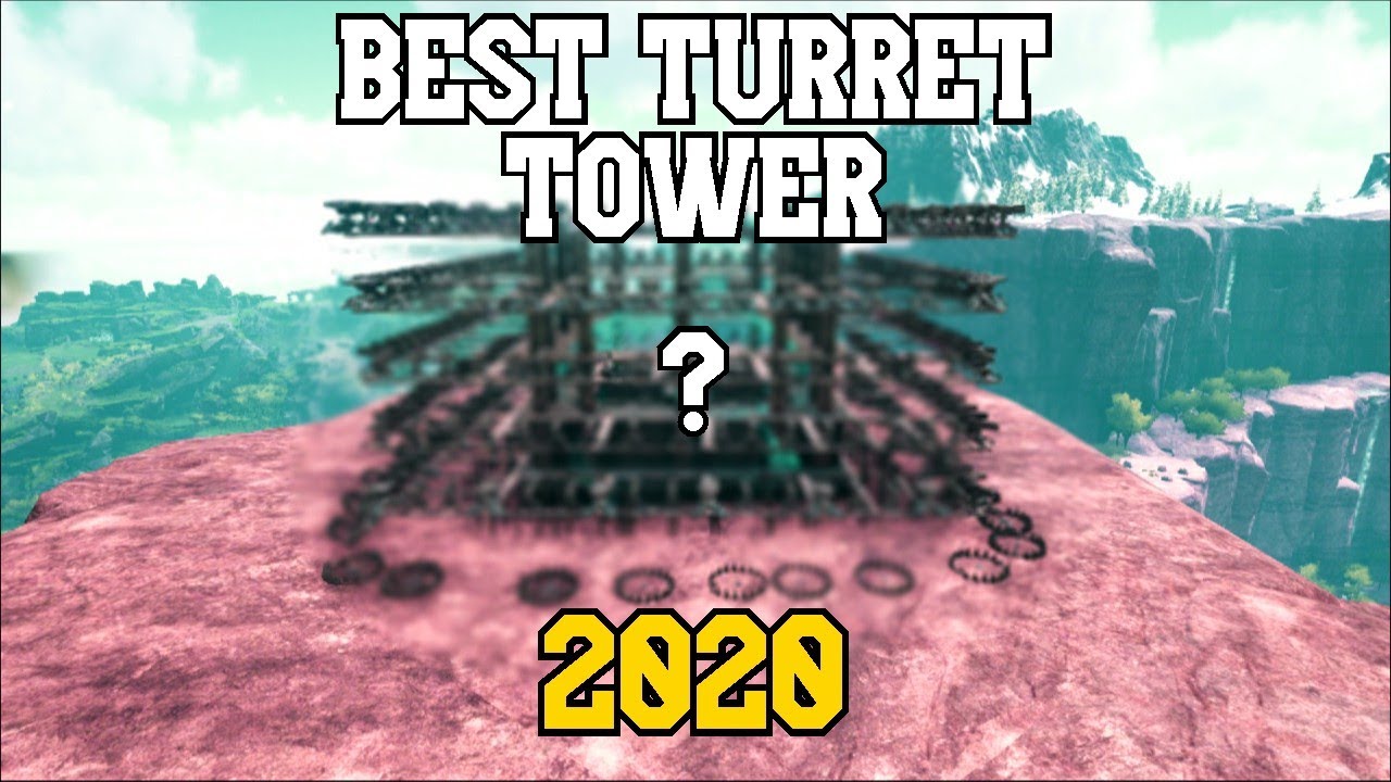 Ark BEST TURRET TOWER  2020 ! [Under 10mins]