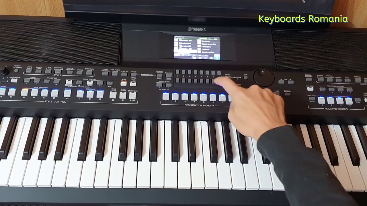 Yamaha PSR-SX600 - All Voices from the Keyboard