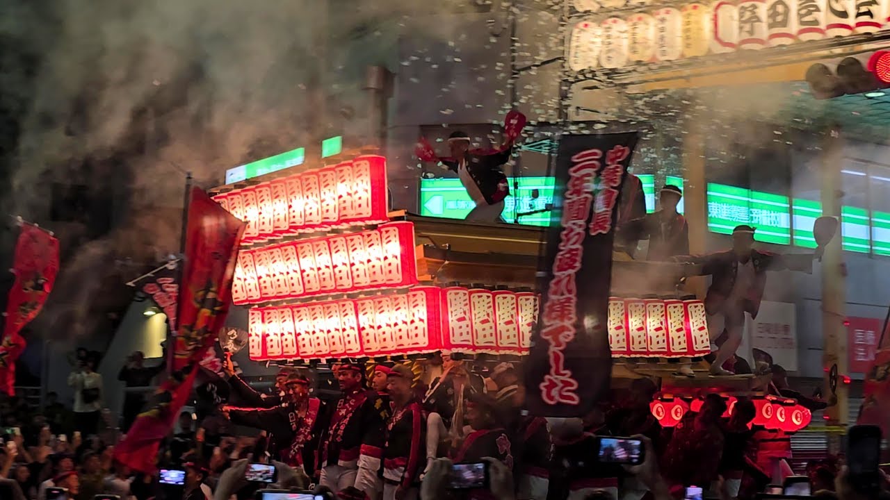 野田ラストダッシュで魅せる❗最終日 旧蔵王前 7町フィナーレ『鳳だんじり祭り2025』大鳥/野田/北王子/長承寺/濱寺元町/野代/新在家 10月5日 大阪府堺市 Danjiri
