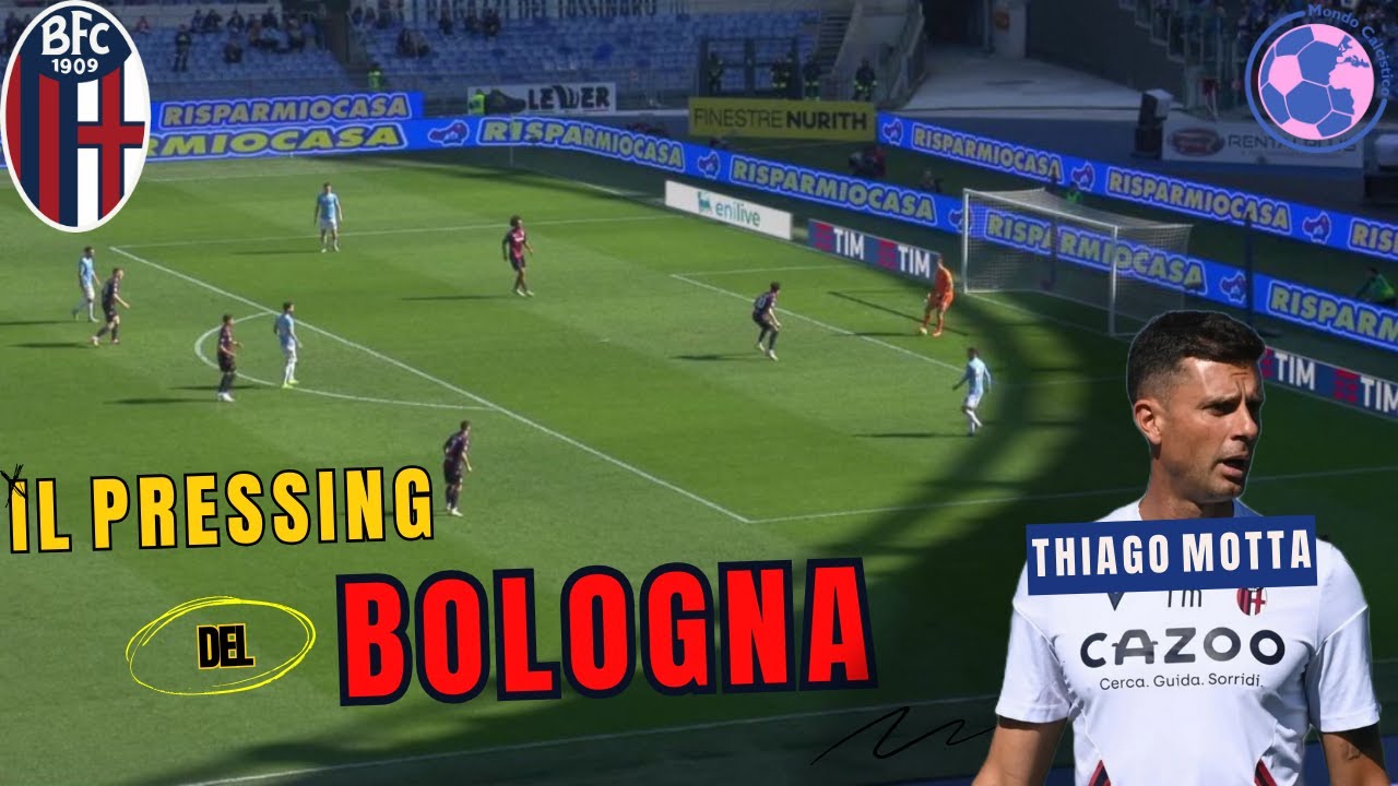 COME FA il PRESSING il BOLOGNA di THIAGO MOTTA!