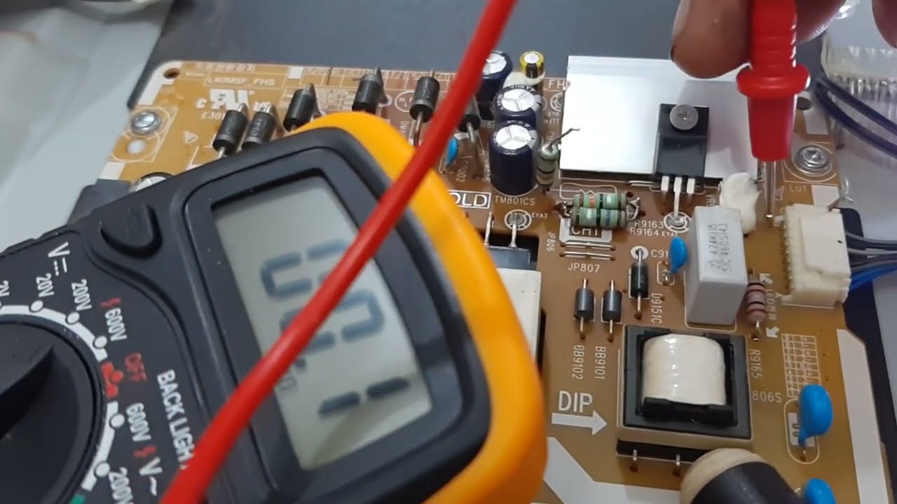 Diminuindo corrente dos leds tv Samsung Un40j5200