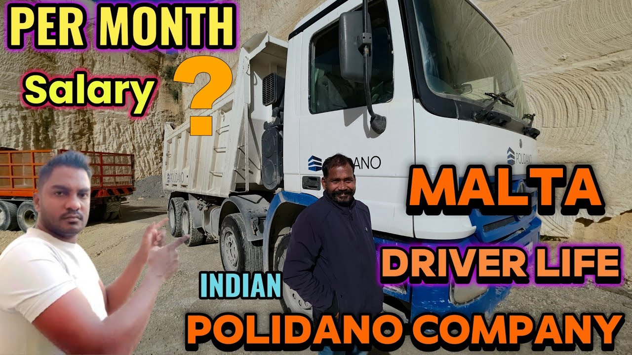 MALTA DRIVER LIFE | PER MONTH SALARY | INDIA DRIVER 🇮🇳🇮🇳 | A TO Z  INFORMATION 