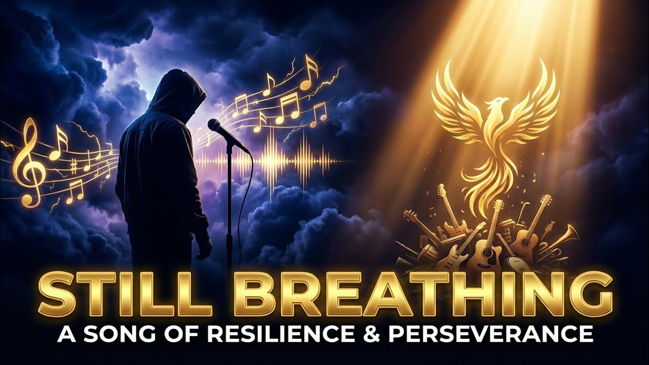 Still Breathing - Official Music Video (Lyric Video) | 0vercoming Challenges & Resilience Anthem