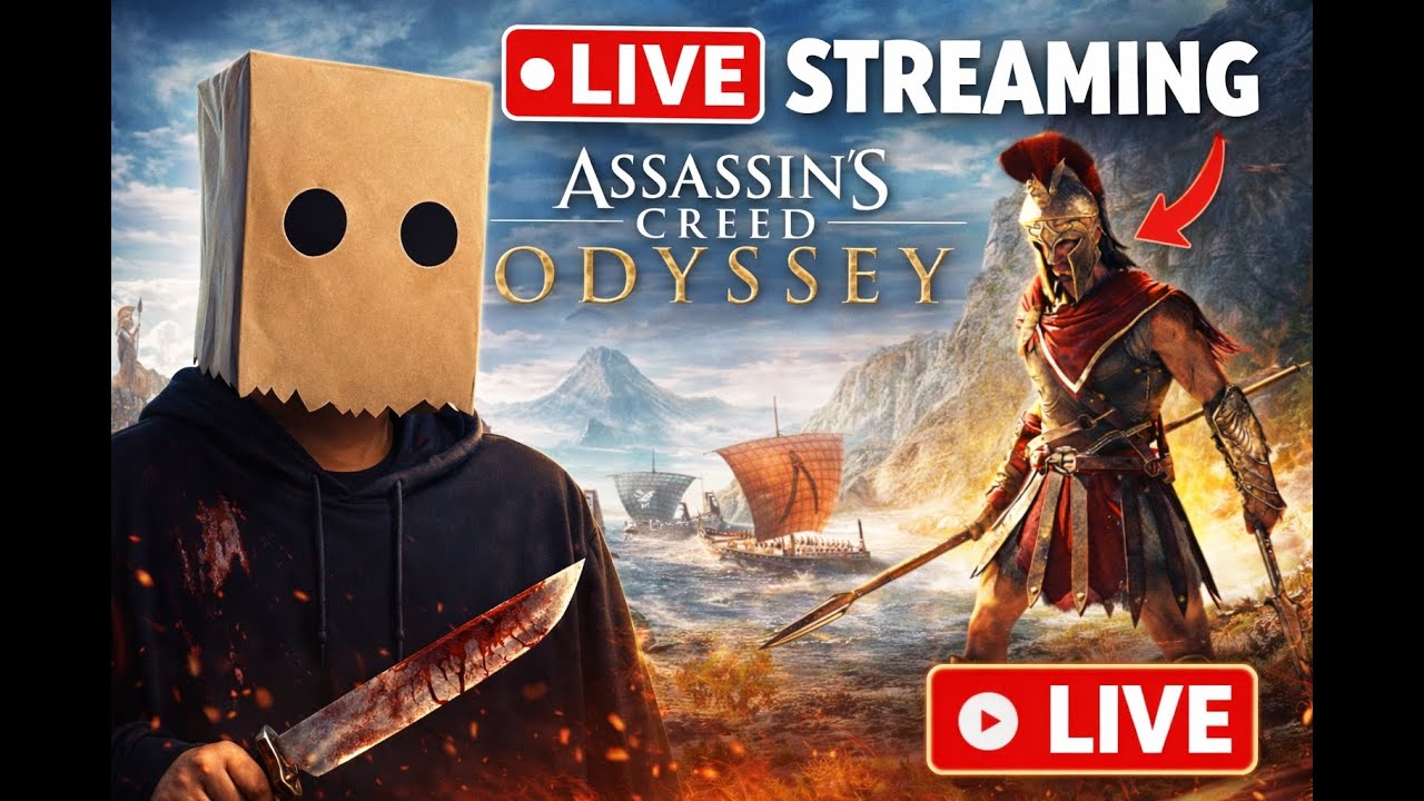 Assassin’s Creed Odyssey LIVE Gameplay | Bharshiva is Live