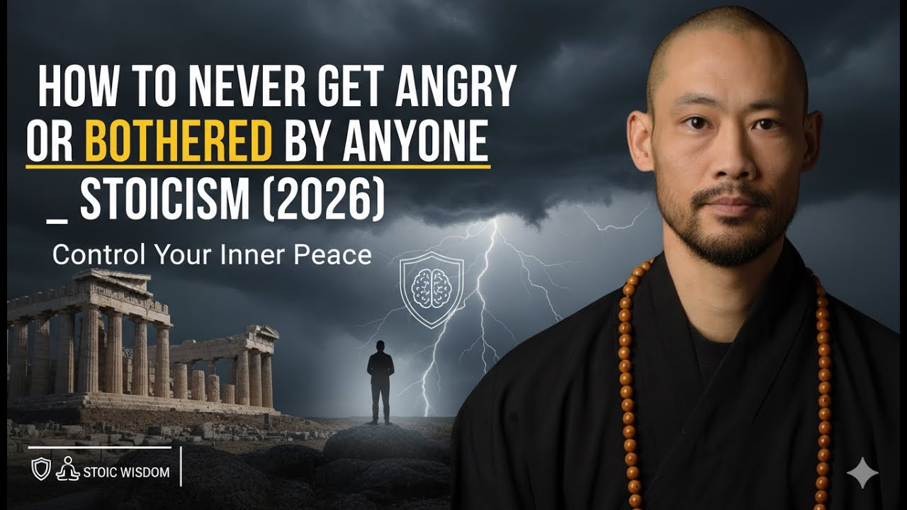 How to Never Get Angry or Bothered by Anyone Again | Stoicism 2026 — Shi Heng Yi