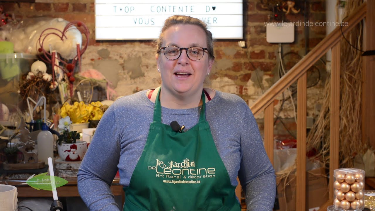 Atelier Art Floral : La Couronne de Noël Novembre 2020