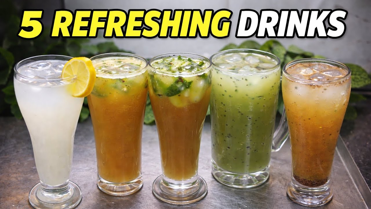 Refreshing  iftar drinks for Ramadan |No soda|No artificial flavours|body coolant drinks