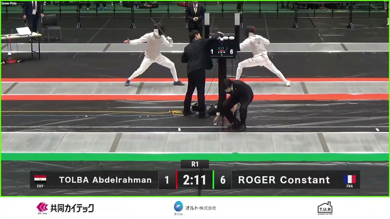 Tokyo World Cup 2024 SMF - L64 - Biko Tolba EGY v Constant Roger FRA
