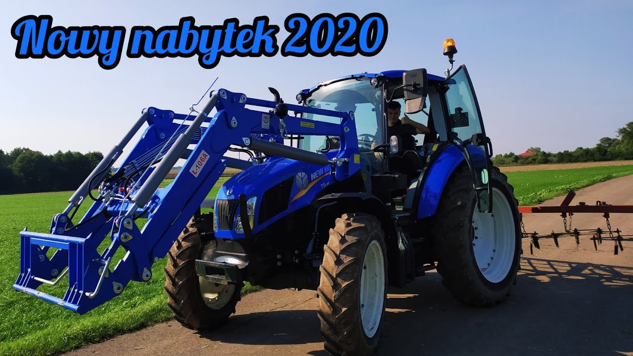 Nowy nabytek 2020!! New Holland t5. 85 | bronowanie