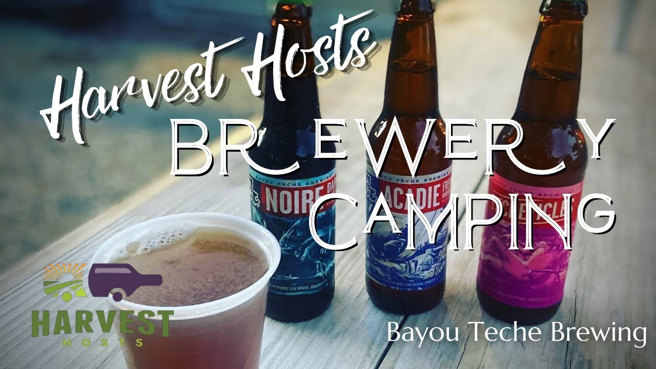 Harvest Hosts Brewery Stay Over | Bayou Teche Brewing LA 🍺🏕