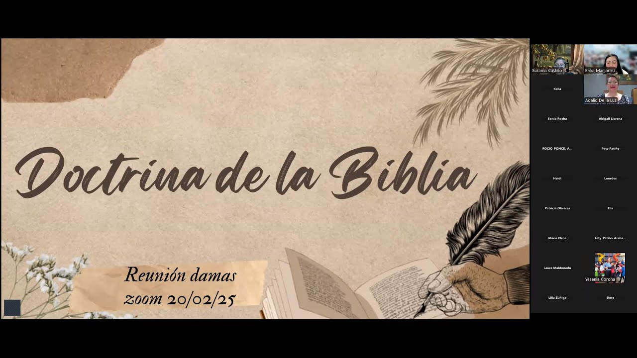 DOCTRINA.2 - LA BIBLIA - 20 FEB 2025