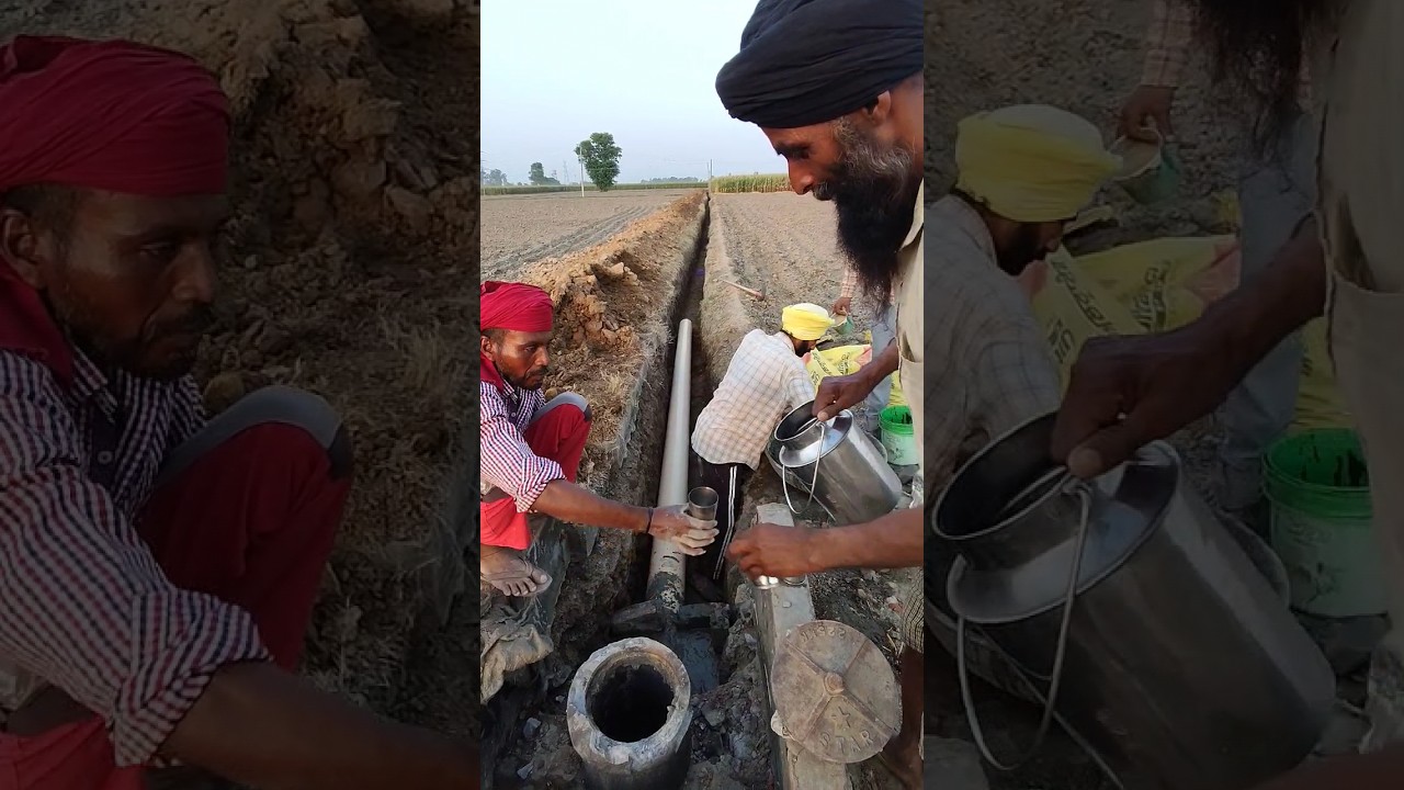 underground water supply 😍 #satindersartaaj #sidhumoosewala #shorts #punjabi #punjab