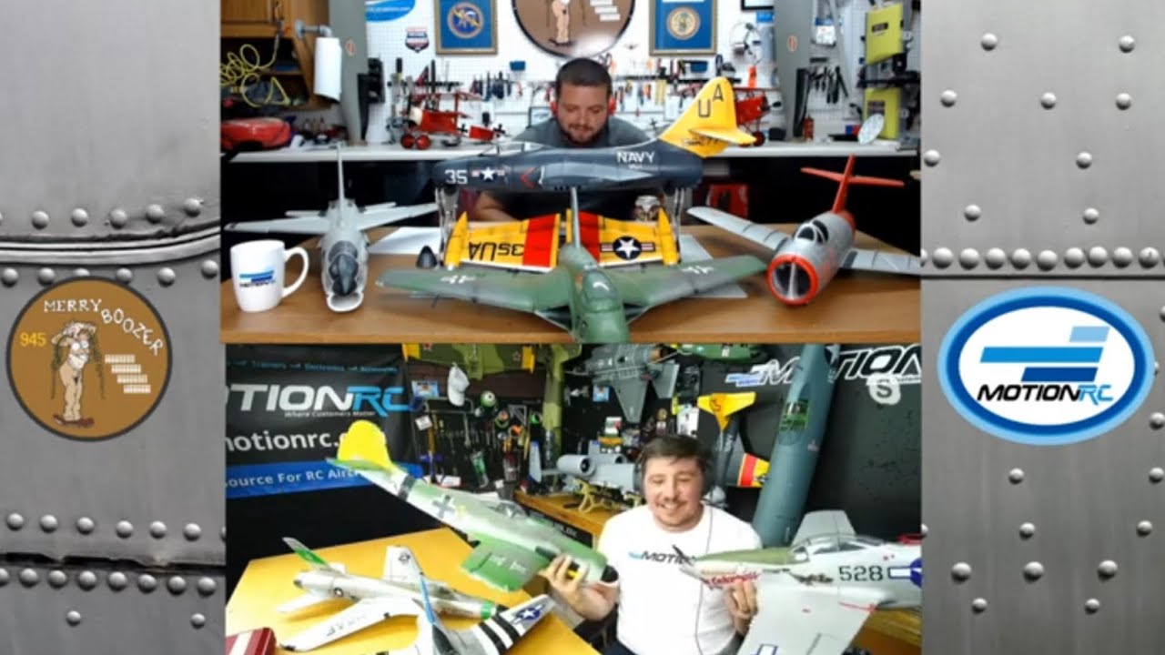 Motion RC Interview. Special guest GBLyndens rc And Pilot Ryan. Give Away of the F9F Panther.