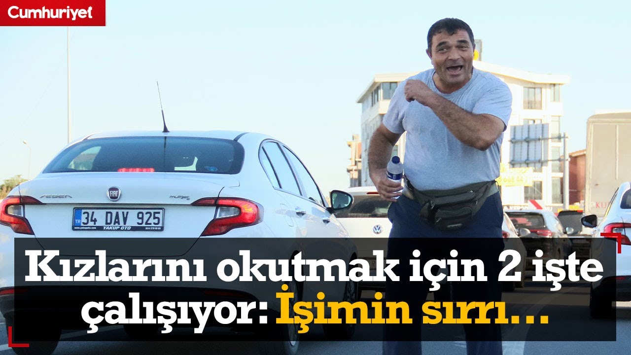 Kızlarını okutmak için 2 işte çalışıyor: İşimin sırrı mutluluk...
