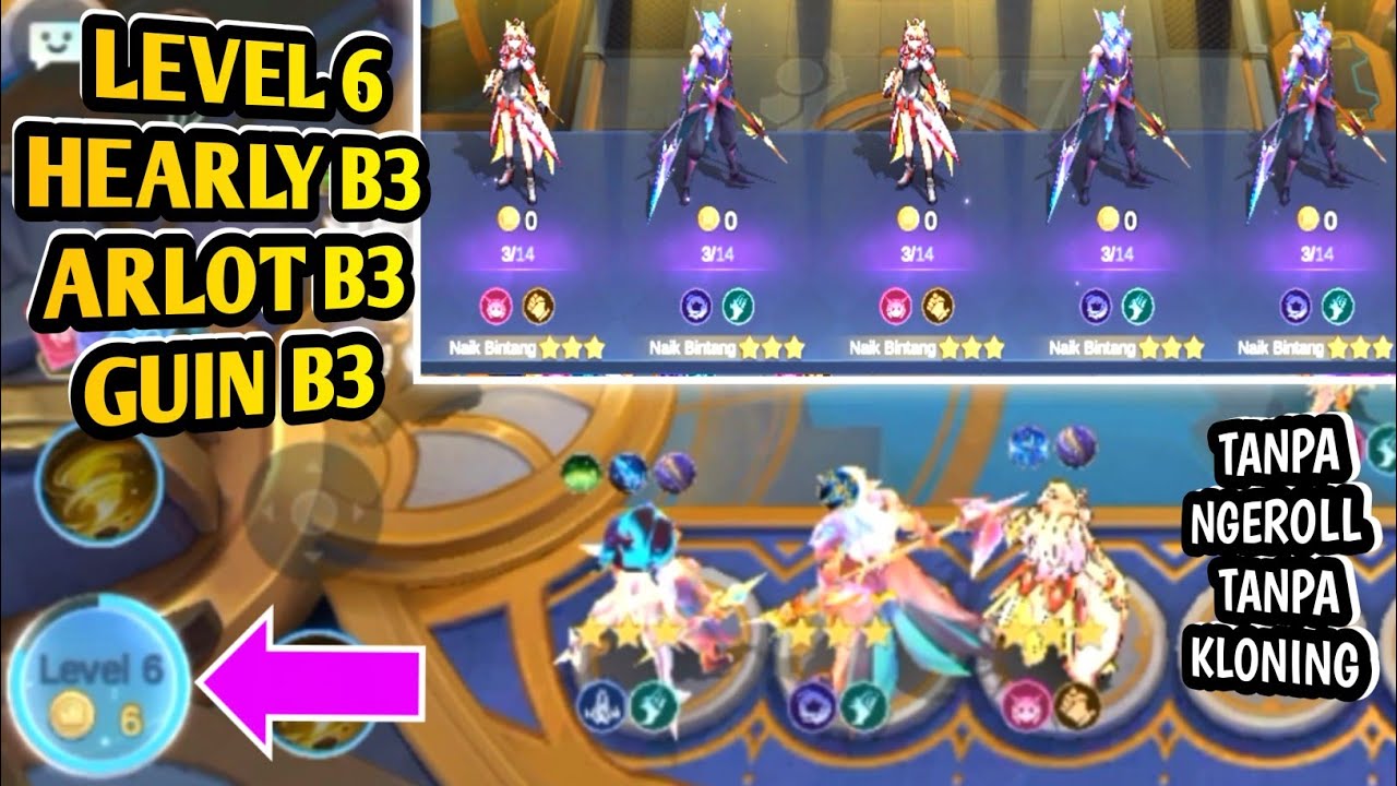 BUFF ASPIRANT||LEVEL 6 STACK 999 HEARLY B3 GUINEVERE B3 ARLOT B3 BOSS||COMMANDER VALE MCGG||MCGG 