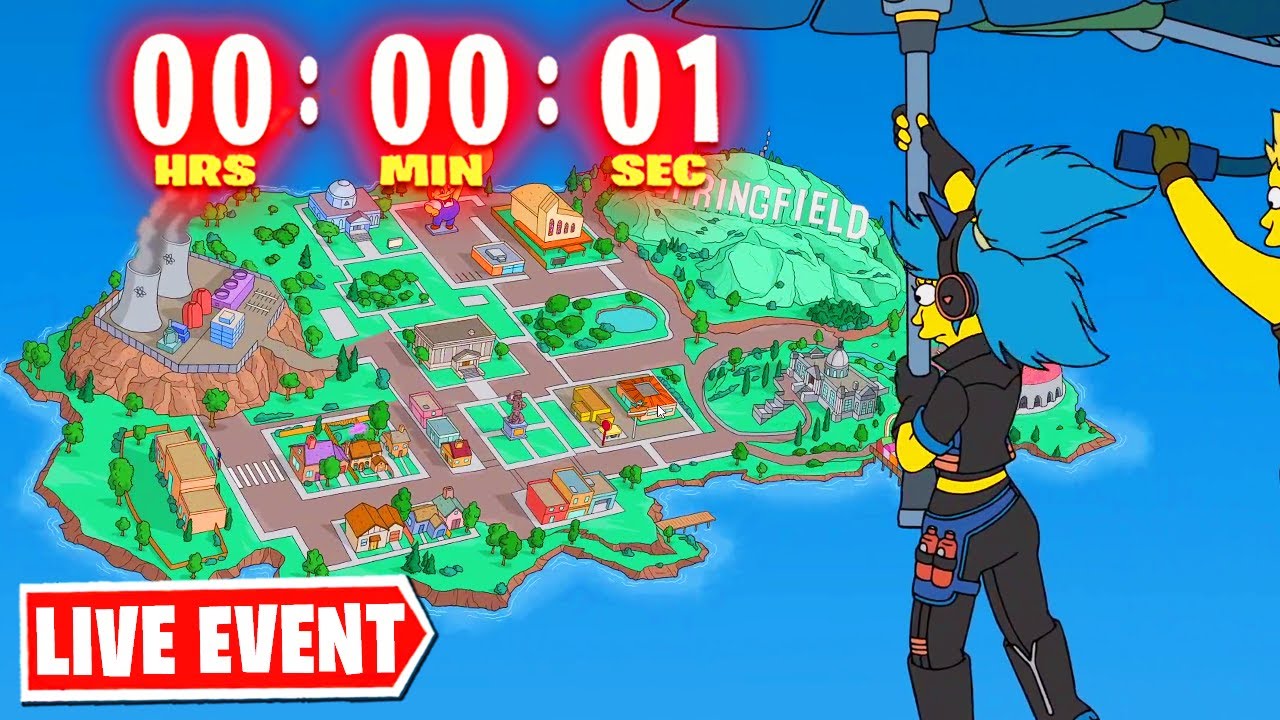 The SIMPSONS *LIVE EVENT* in Fortnite