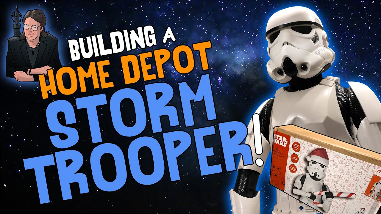 Building A HOME DEPOT STORMTROOPER - Star Wars