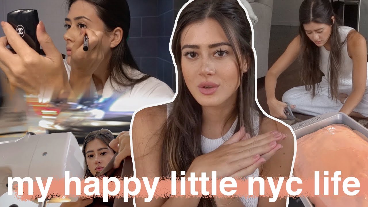 nyc vlog: aulas, cozinhando, fiz uma calça!!!, comprinhas, mercado...