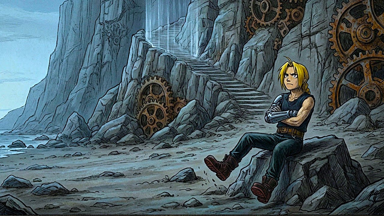 Como seria a passagem de Edward Elric pelo purgatório de Dante?