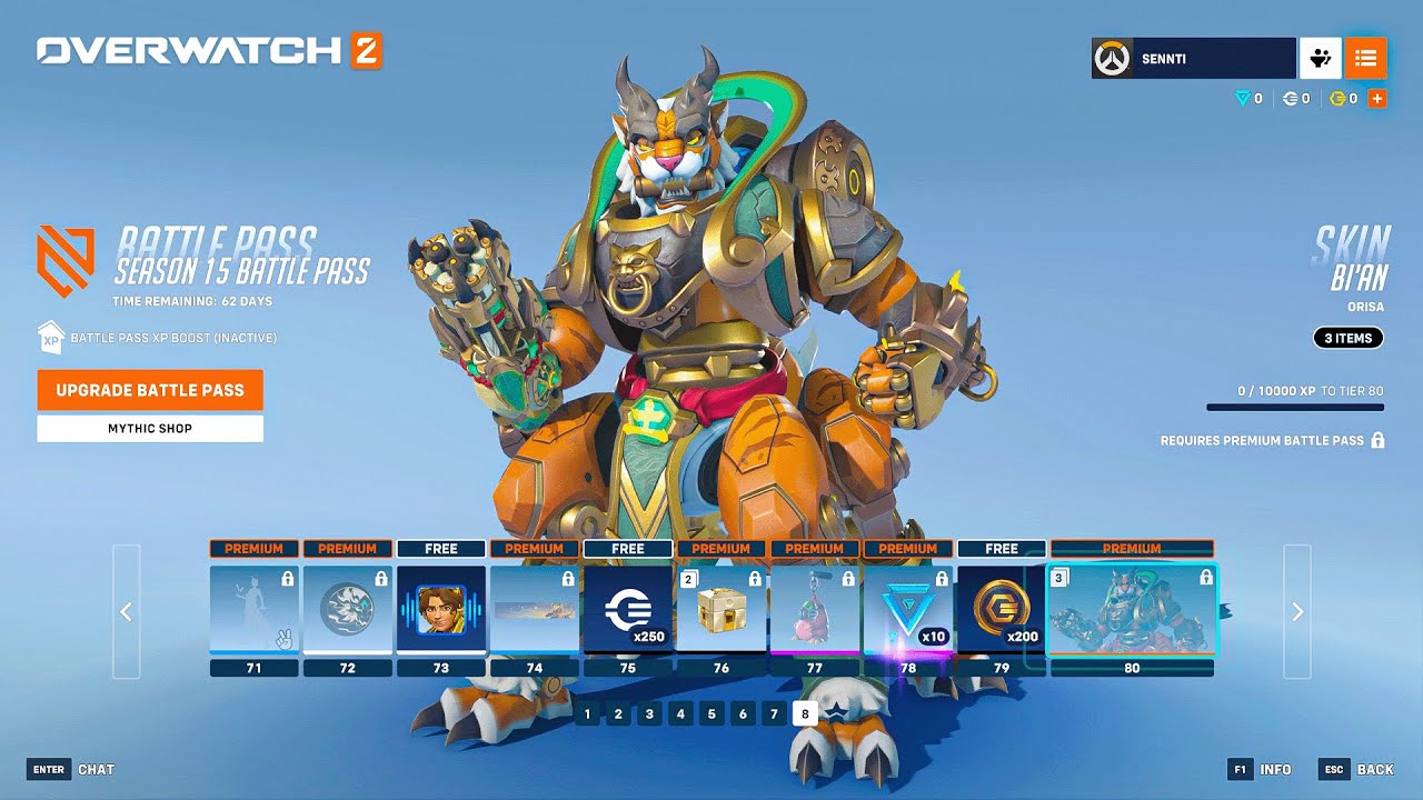 Overwatch 2 - Season 15 Battle Pass (Full Showcase)
