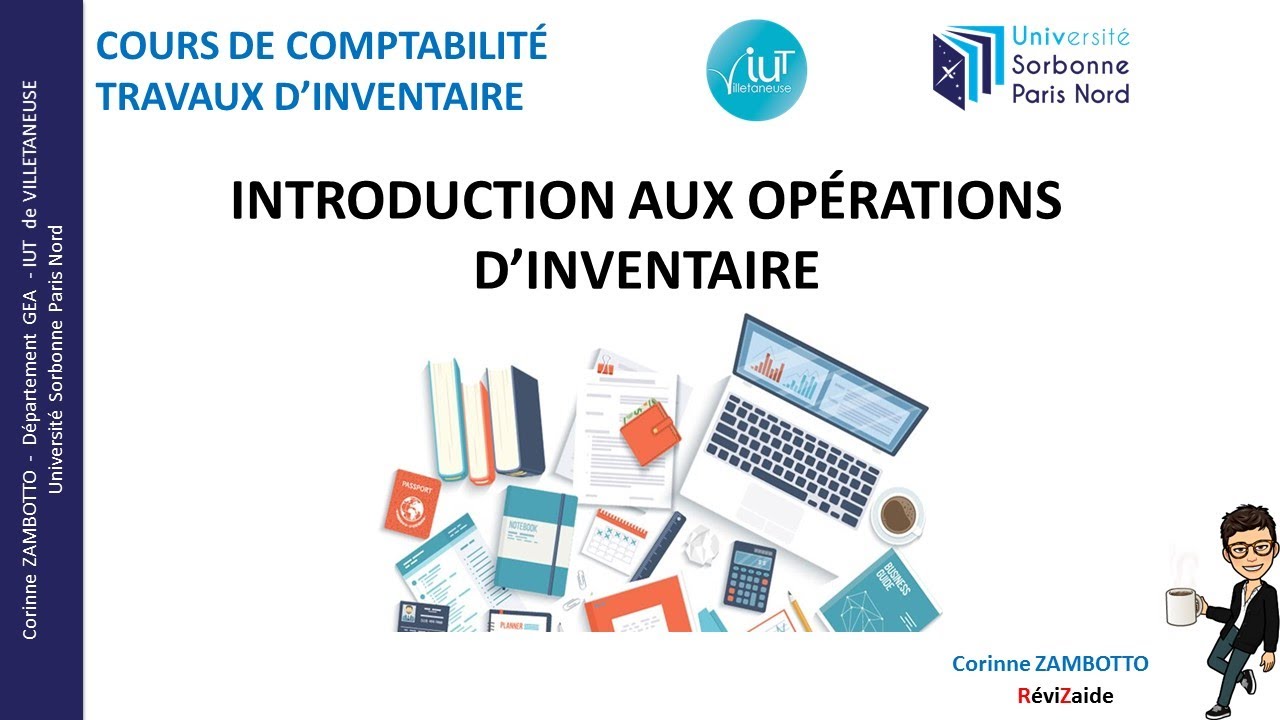 Cours de comptabilité - Travaux d'inventaire - Introduction aux opérations d'inventaire - GEA