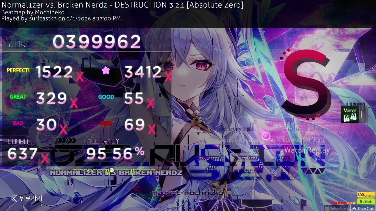 7K Destruction 3,2,1 [Absolute Zero] + Ht 95.56%