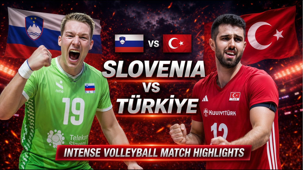 Slovenia vs T&uuml;rkiye Epic Volleyball Highlights | Men's VNL 2026