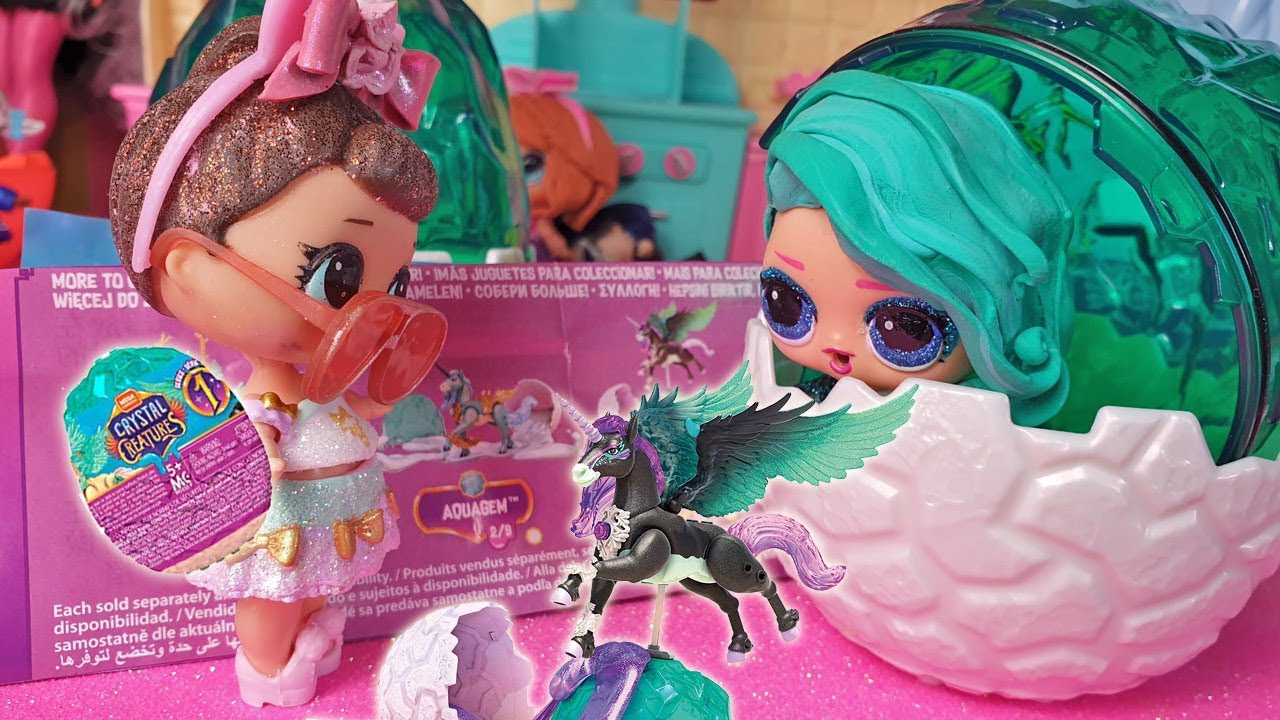 CRYSTAL CREATURES 🐉 Creature Magiche nello Slime! [Unboxing]