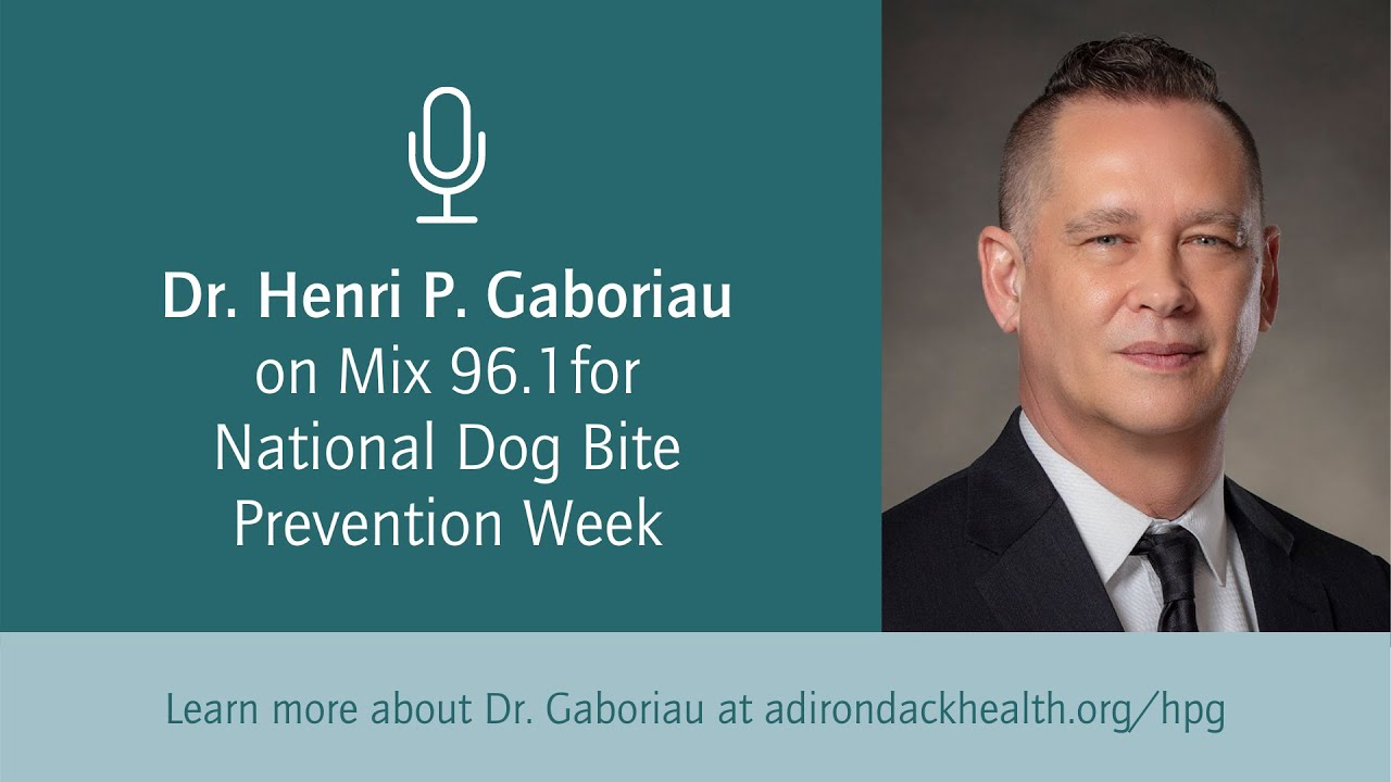 Dr. Henri P. Gaboriau on Mix 96.1 for National Dog Bite Prevention Week