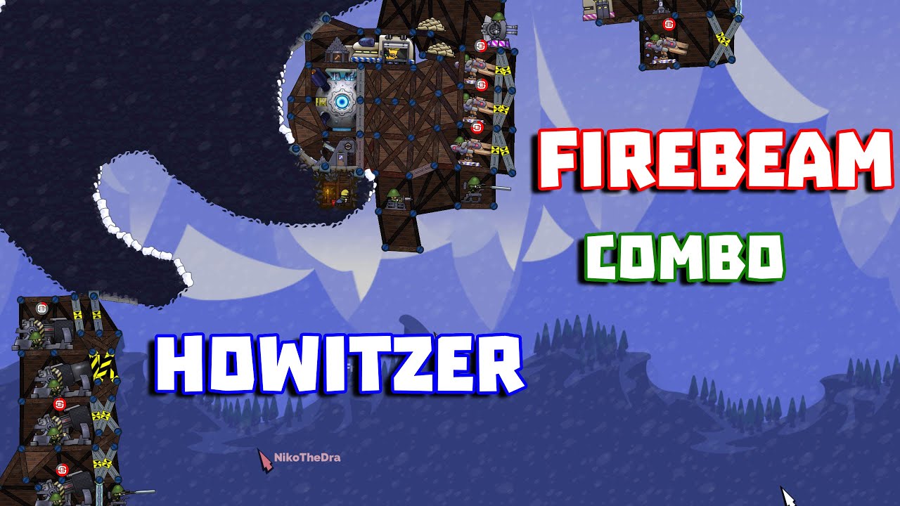 Howitzer on fire is deadly in #forts
