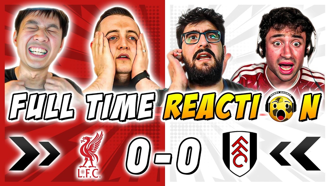 Liverpool Fans MISERABLE 😖 Full Time Reactions to Liverpool 0-0 Fulham | Premier League