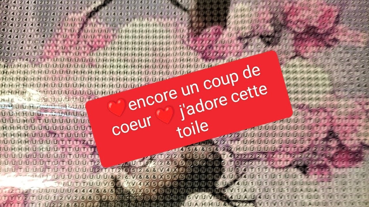 😊Unboxing diamonds painting énorme coup de coeur 💓 😊#fansells 