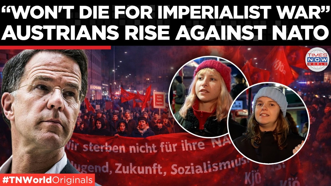 ANTI-NATO FURY: Austrians Reject NATO’s Ukraine War, Slam Govt's Hidden Alliance | World News