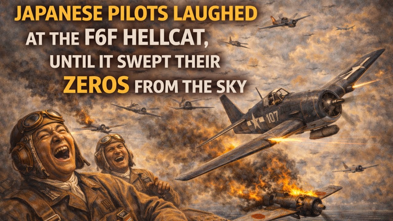 Japanese Pilots Laughed At The F6F Hellcat, Until It Swept Their Zeros From The Sky | World War 2