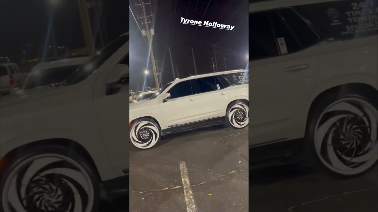 Cadillac Escalade on 30&rsquo;s Floaters Slidin Thru