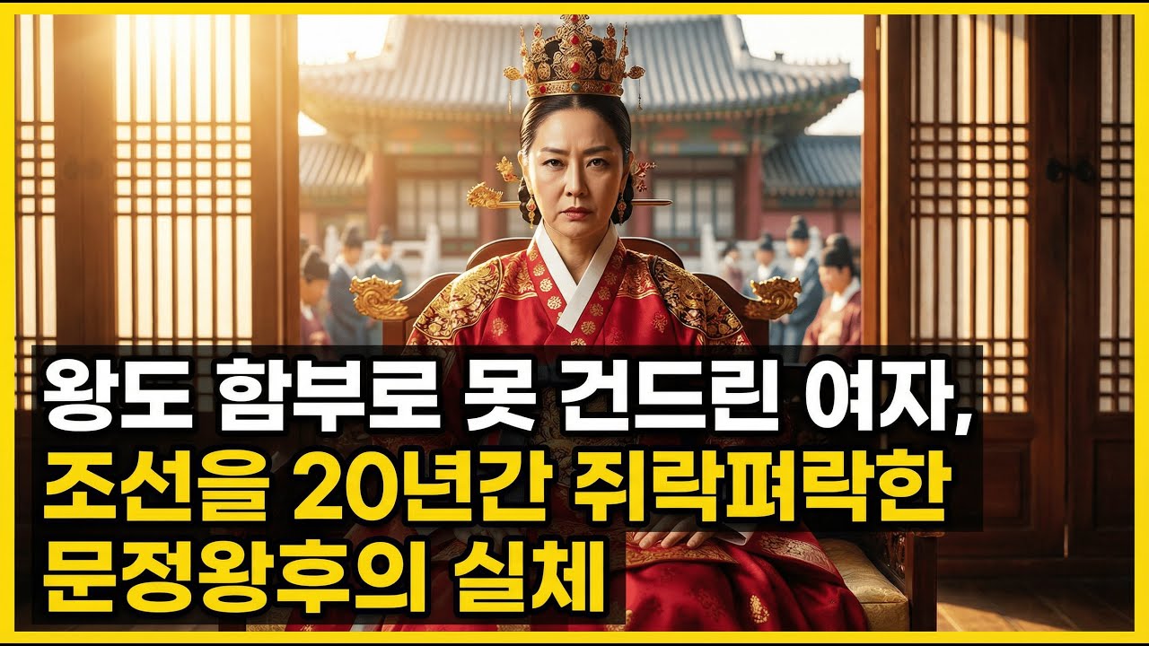 왕도 함부로 못 건드린 여자, 조선을 20년간 쥐락펴락한 문정왕후의 실체 ㅣ#문정왕후 #조선역사 #권력투쟁