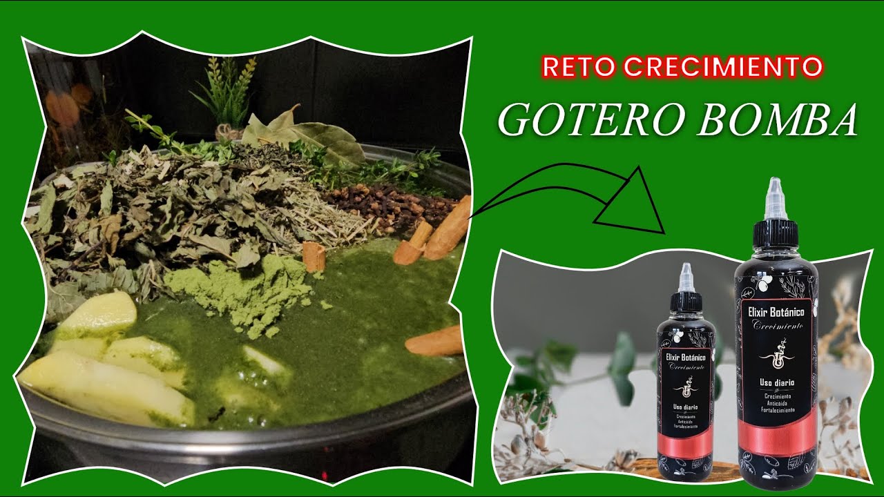 GOTERO BOMBA DE CRECIMIENTO DEL CABELLO| RETO CRECIMIENTO #1 2024