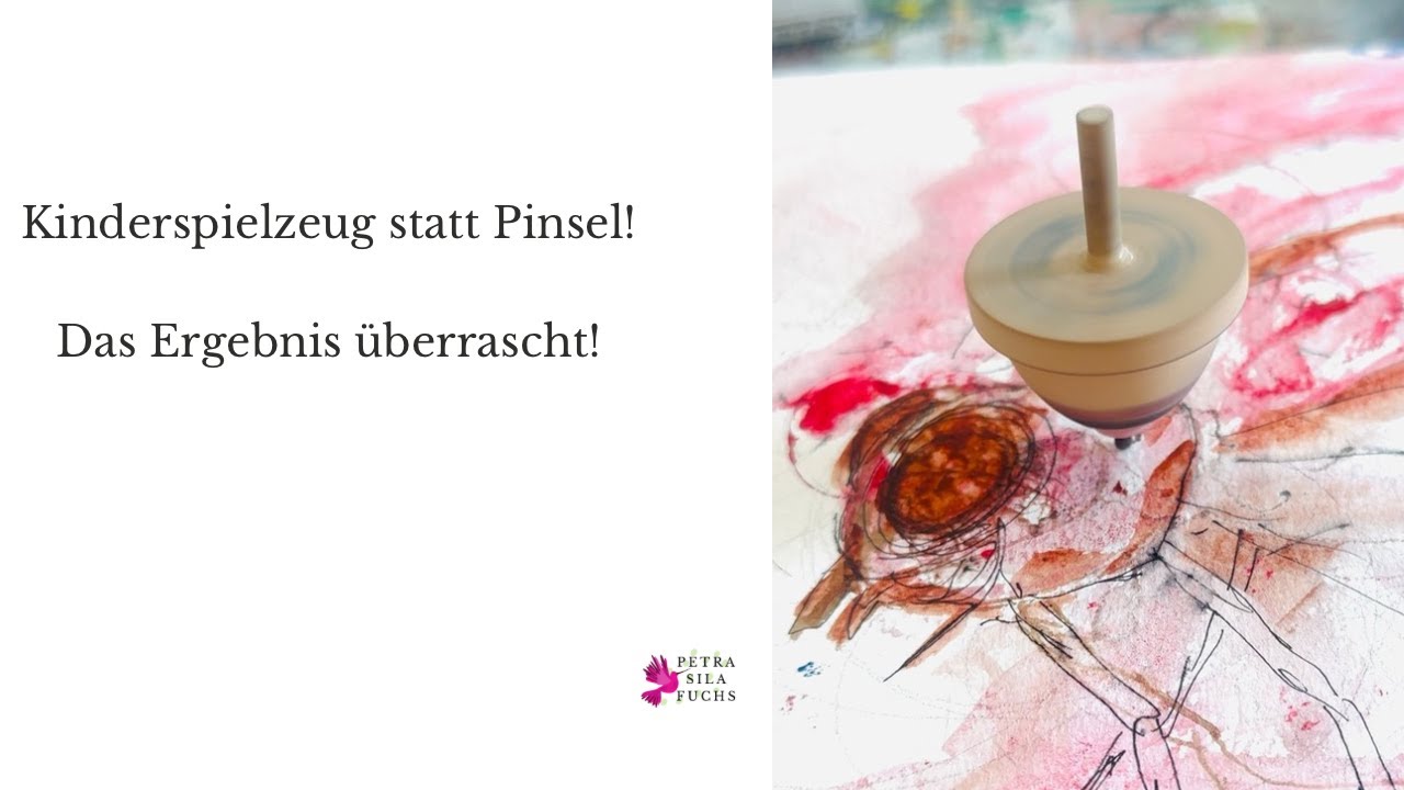Kinderspielzeug statt Pinsel! Das Ergebnis überrascht