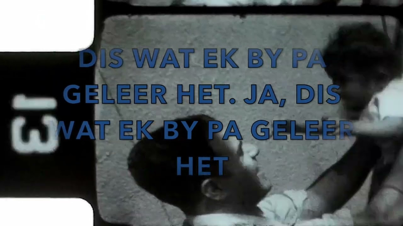 Elvis Blue - Jy Moet Weet (Lyrics)