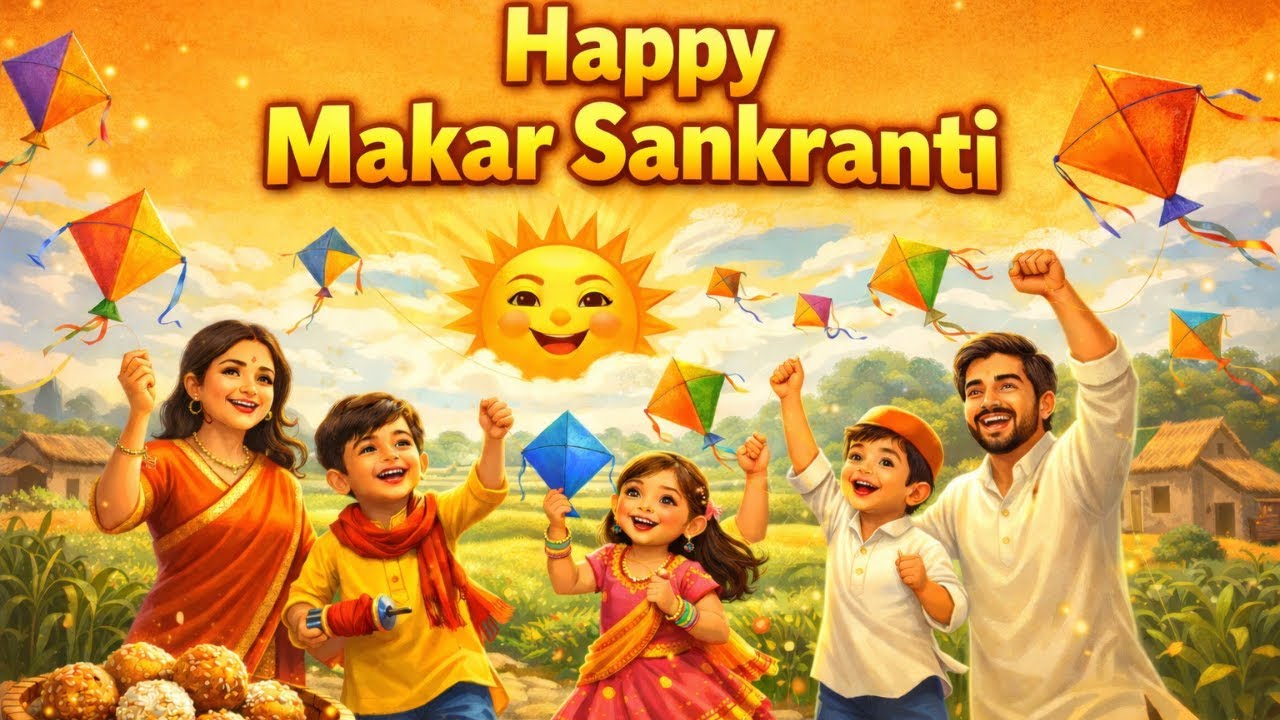 Suraj Ne Naya Raag Sunaya | Makar Sankranti 2026 Song | Hindi Family & Kids Melody