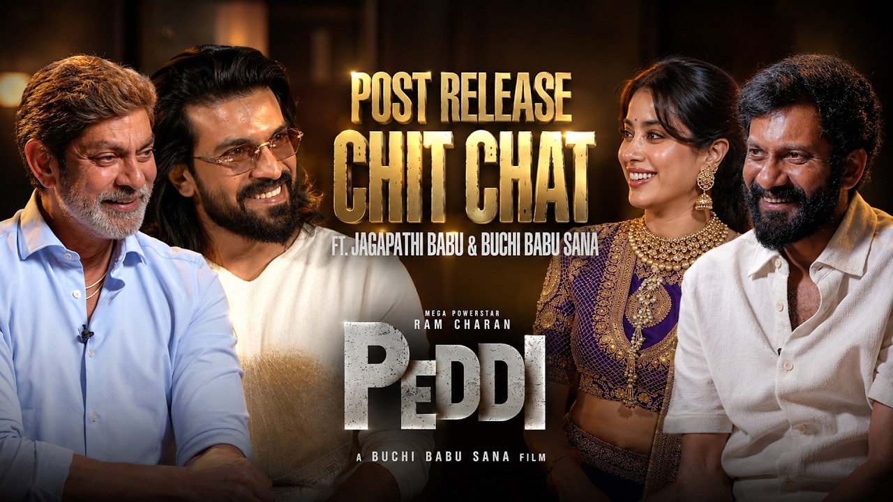 Peddi Post-Release Chit-Chat with Jagapathi Babu and Buchi Babu Sana || Ram Charan | Janhvi Kapoo...