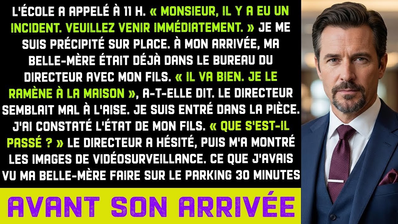 L'école de mon fils : «Venez le chercher, il y a eu un incident»—Ma belle-mère était déjà sur place