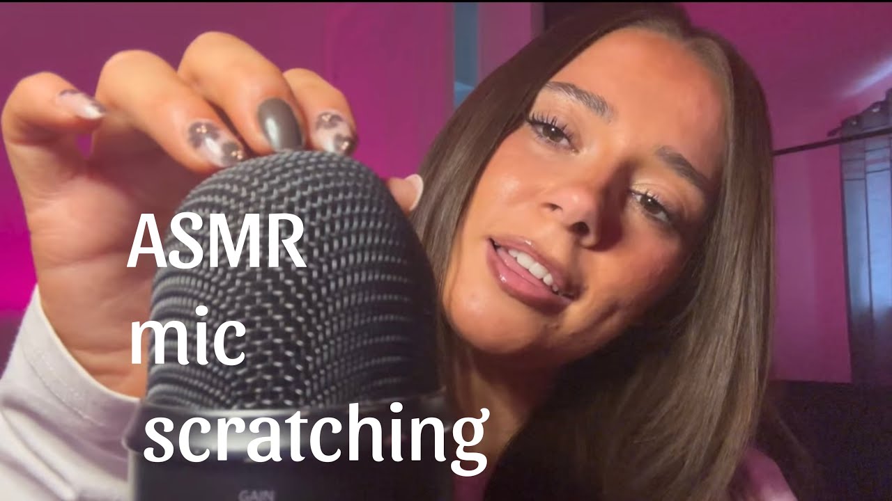 ASMR - Intense Bare Mic Scratching, Rubbing, & Gripping with mouth sounds (fast and aggressive)