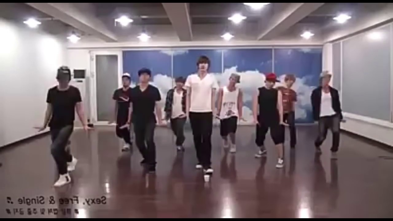 Super Junior - Sexy, Free & Single Mirror Dance