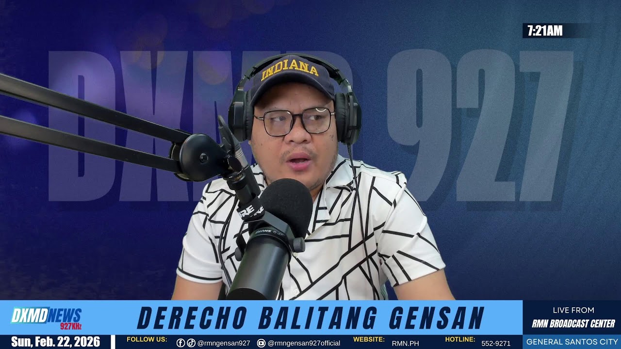 DERECHO BALITANG GENERAL SANTOS - 02/22/2026 - 7:00 A.M. - 7:30 A.M. (SUNDAY)